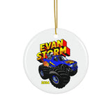 Load image into Gallery viewer, Evan Storm Monster Truck Tree Ornament