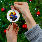 Load image into Gallery viewer, Evan Storm Monster Truck Tree Ornament