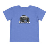 Load image into Gallery viewer, Toddler Evan Storm Vintage Monster Truck Short Sleeve Tee