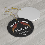 Load image into Gallery viewer, Evan Storm Bigfoot Research Team Tree Ornament