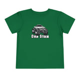 Load image into Gallery viewer, Toddler Evan Storm Vintage Monster Truck Short Sleeve Tee