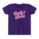 Load image into Gallery viewer, Emily Storm Logo Youth Short Sleeve Tee