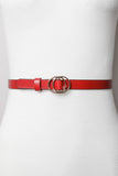 Load image into Gallery viewer, Double Ring Buckle Cinch Belt