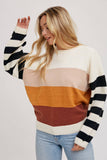 Load image into Gallery viewer, Cali - Color Block Sweater