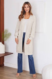 Load image into Gallery viewer, Candi KNIT LONG SLEEVE LONG DUSTER WITH POCKETS