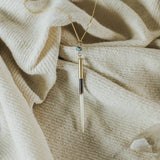 Load image into Gallery viewer, Commonform Quill + Turquoise Necklace