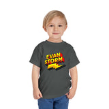 Load image into Gallery viewer, Toddler Evan Storm Logo Short Sleeve Tee