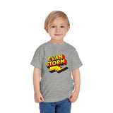 Load image into Gallery viewer, Toddler Evan Storm Logo Short Sleeve Tee