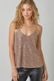 Load image into Gallery viewer, Carrie - Adjustable Sequin Cami