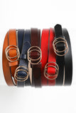 Load image into Gallery viewer, Double Ring Buckle Cinch Belt