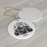 Load image into Gallery viewer, Team Storm Monster Truck Tree Ornament