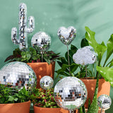 Load image into Gallery viewer, Disco Heart - Disco Ball Decorative Plant Stakes