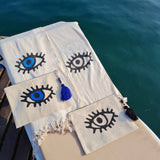 Load image into Gallery viewer, Evil Eye Clutch Bag by Moa