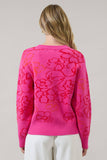 Load image into Gallery viewer, Perry Floral Dropped Shoulder Sweater