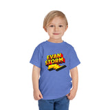 Load image into Gallery viewer, Toddler Evan Storm Logo Short Sleeve Tee