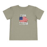 Load image into Gallery viewer, Toddler Distressed American Flag Short Sleeve Tee