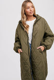 Load image into Gallery viewer, Renee - Longline Quilted Puffer Jacket