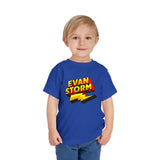 Load image into Gallery viewer, Toddler Evan Storm Logo Short Sleeve Tee