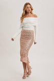 Load image into Gallery viewer, Sammy - Sequin Midi Skirt