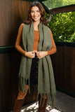 Load image into Gallery viewer, Cozy Knit Scarf with Tassels - Classical Bestseller!