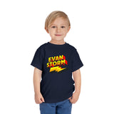 Load image into Gallery viewer, Toddler Evan Storm Logo Short Sleeve Tee