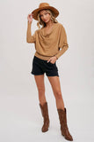 Load image into Gallery viewer, Cady - Cowlneck Dolman Knit Pullover