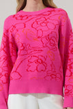 Load image into Gallery viewer, Perry Floral Dropped Shoulder Sweater