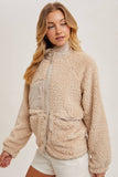 Load image into Gallery viewer, Camila - Button Down Fleece Sherpa Jacket