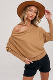 Load image into Gallery viewer, Cady - Cowlneck Dolman Knit Pullover