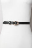 Load image into Gallery viewer, Double Ring Buckle Cinch Belt