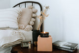 Load image into Gallery viewer, Everyday Candle Tins | Coconut Soy + Wooden Wick - Black Tin