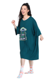 Load image into Gallery viewer, Alien Jump Pocket Oversized Sleep Shirt