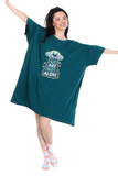 Load image into Gallery viewer, Alien Jump Pocket Oversized Sleep Shirt