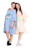 Load image into Gallery viewer, Dinosaur Jump Pocket Oversized Sleep Shirt