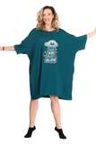 Load image into Gallery viewer, Alien Jump Pocket Oversized Sleep Shirt