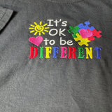 Load image into Gallery viewer, Autism Awareness Embroidered T-Shirt