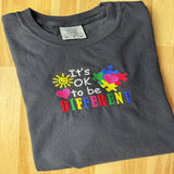 Load image into Gallery viewer, Autism Awareness Embroidered T-Shirt