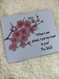 Load image into Gallery viewer, Cherry Blossom 2024 Yearly Text Mouse Pad