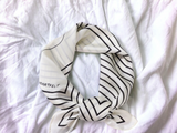 Load image into Gallery viewer, Black Stripe Scarf