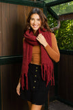 Load image into Gallery viewer, Cozy Knit Scarf with Tassels - Classical Bestseller!