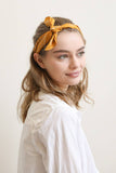 Load image into Gallery viewer, Cotton Daisy Bandana in Black, Rose, Yellow and Rust 🌼