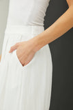 Load image into Gallery viewer, Cameron - Crinkle Pull-on Midi Skirt