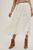 Load image into Gallery viewer, Sam - Boho Lace Midi Skirt