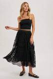 Load image into Gallery viewer, Sam - Boho Lace Midi Skirt