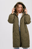 Load image into Gallery viewer, Renee - Longline Quilted Puffer Jacket