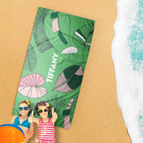 Load image into Gallery viewer, Beach Towel Green Tree