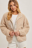 Load image into Gallery viewer, Camila - Button Down Fleece Sherpa Jacket