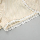 Load image into Gallery viewer, Cleo - Lace Textured Camisole and Shorts Sleep Set