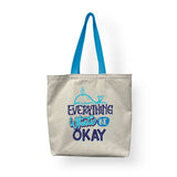 Load image into Gallery viewer, Everything Whale Be Okay | Sam + Zoey Fashion Tote