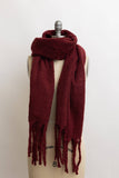 Load image into Gallery viewer, Cozy Knit Scarf with Tassels - Classical Bestseller!